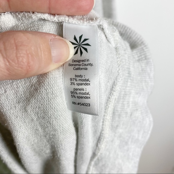 Athleta Criss Cross Dress Size Small Heather Gray Long Sleeve Sweatshirt Soft - Picture 6 of 7